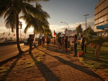 General strike starts in Tahiti