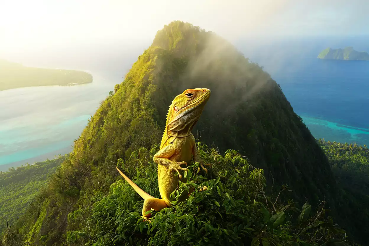 Le lézard jaune de Moorea : mythe fondateur et identité d’une île