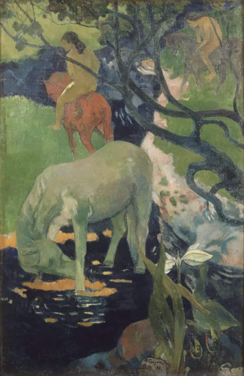 Paul Gauguin, &laquo; Le Cheval blanc &raquo;