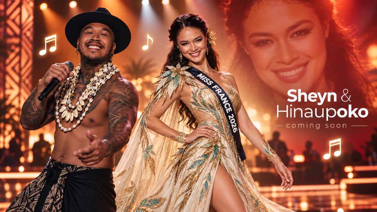 Sheyn prépare un titre hommage à Hinaupoko, Miss France 2026