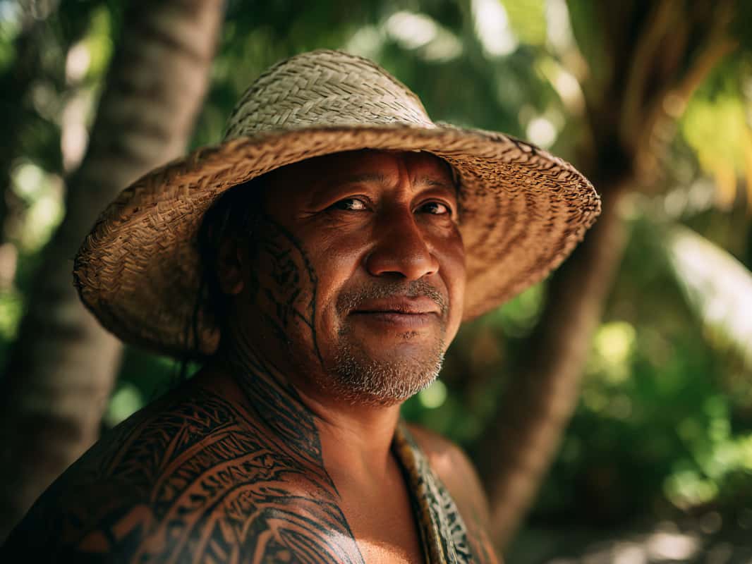 Portraits de guides locaux, membres de la Tetiaroa Society, descendants Pomare