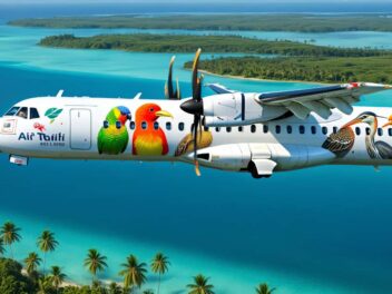 Un ATR d’Air Tahiti aux couleurs des oiseaux endémiques : sensibiliser pour préserver le patrimoine ailé polynésien