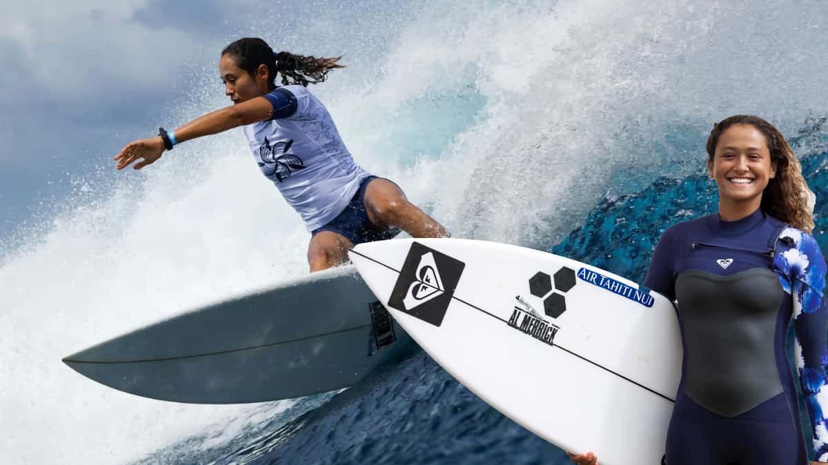 Vahiné Fierro, l’étoile du surf féminin : portrait d’une surfeuse tahitienne inspirante