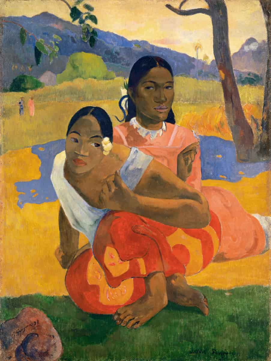 Paul Gauguin, "Nafea Faa Ipoipo ? (Quand te maries-tu ?)", 1892, huile sur toile, 102 × 78 cm,