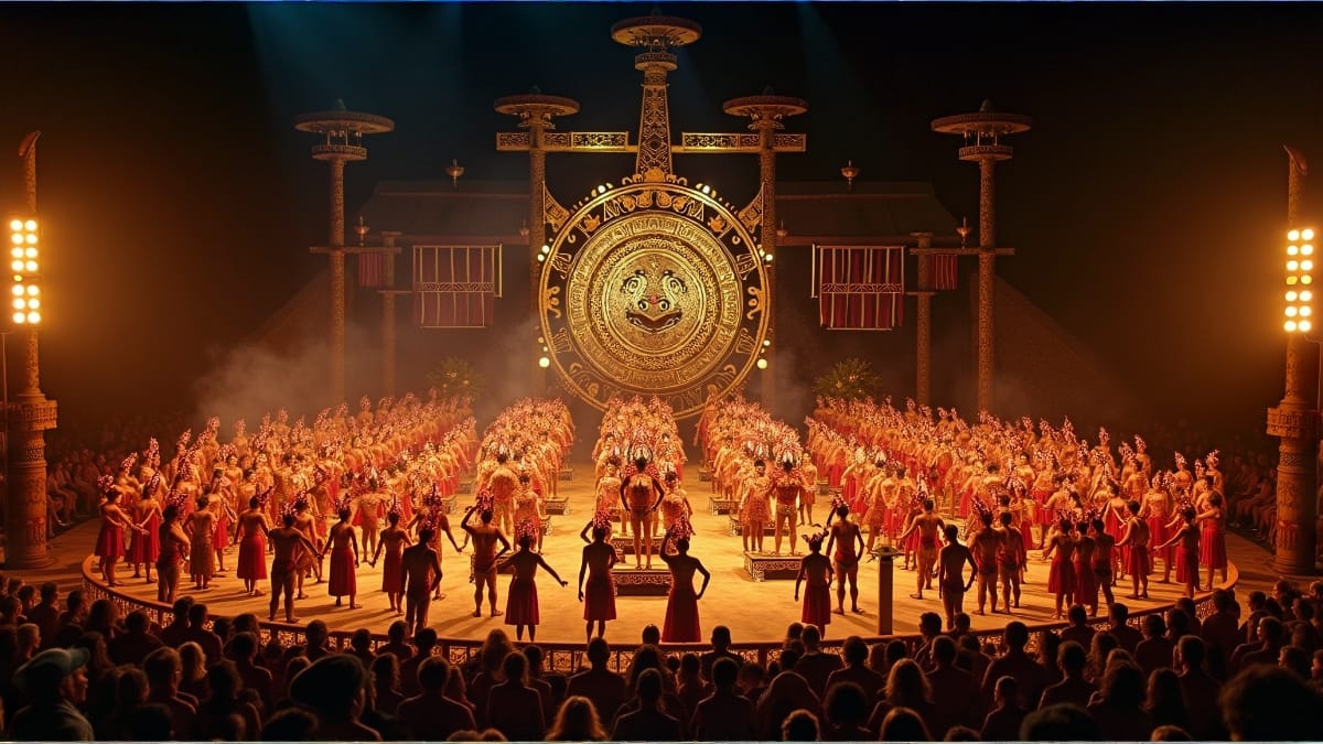La tradition plus forte que la grève. 3 000 artistes, une foule en liesse font vibrer To’atā comme jamais !